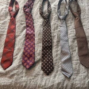 Elegant Men's Tie Set - Multicolor